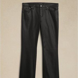 Banana Republic COATED LOW-RISE BOOTCUT JEAN, size 25/0